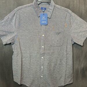 George Men's Casual Charcoal Button Down Shirt